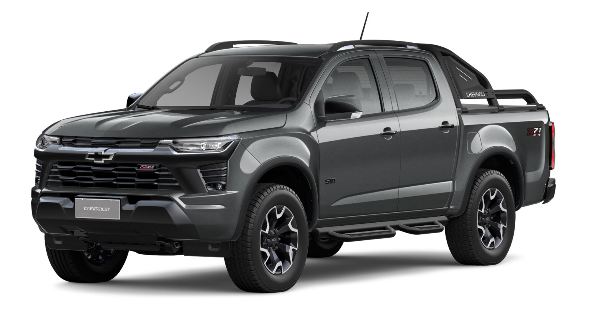 Chevrolet S10 Z71 cor cinza âmbar