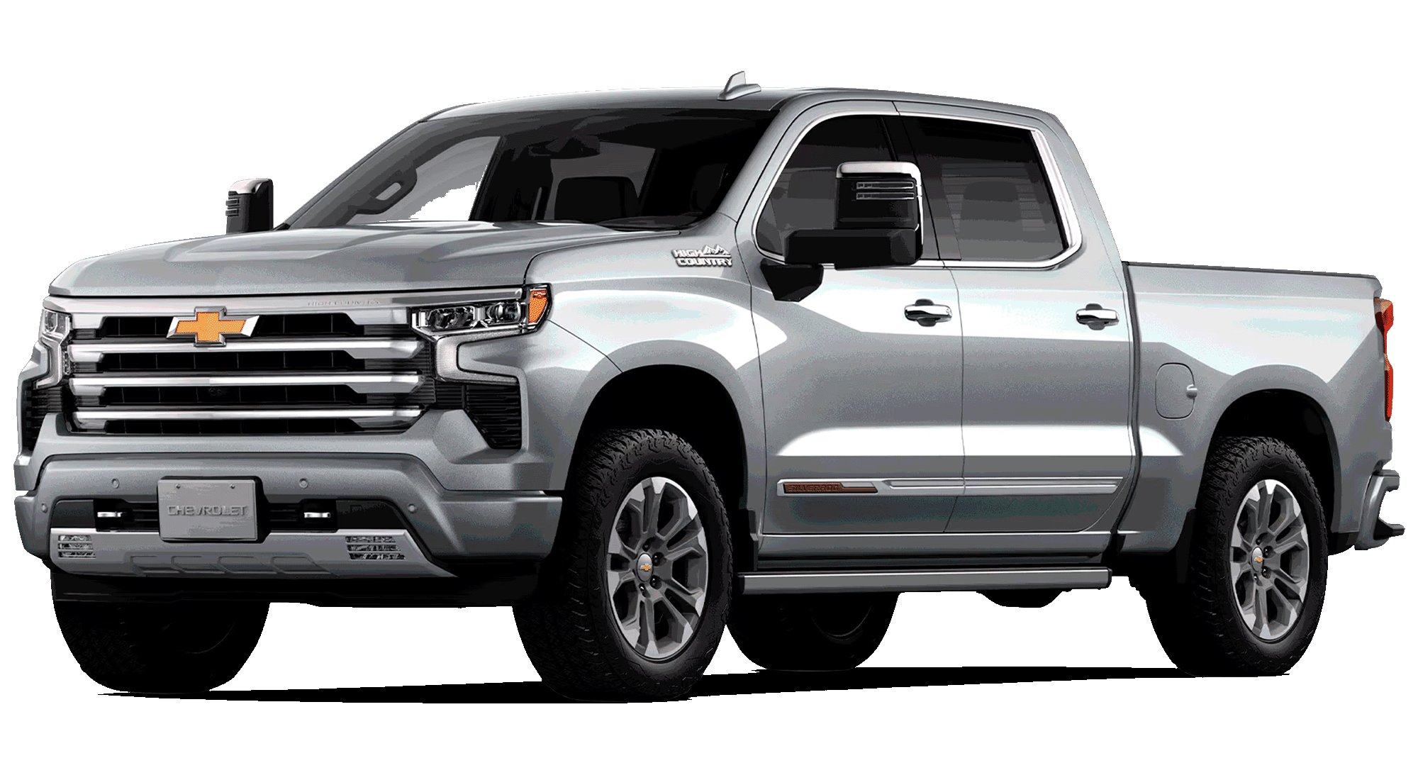 Silverado 2025 na cor Prata Shark